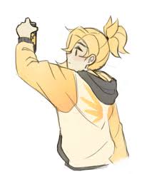 Your Doctor Is In A Little Mercy Hoodie Doodle To Fight My Art Overwatch Wallpapers Overwatch Comic Overwatch Drawings