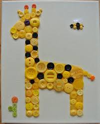 Button Craft Kit For Kids Giraffe Craft Kits For Kids Button Crafts Crafts