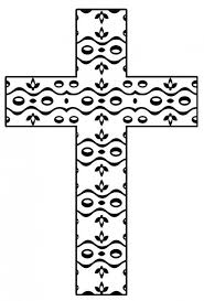 Free Printable Cross Coloring Pages Feltmagnet Cross Coloring Page Coloring Pages Christian Coloring