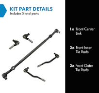 Amazon.com: TRQ Front Driver & Passenger Side Steering Kit ...
