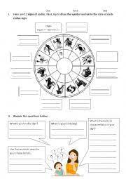 zodiac signs worksheets