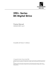 Although the very top header area can be edited on the computer, the remaining areas must be hand written. 590 Series Dc Digital Drive