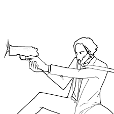John wick skin fortnite coloring pages. John Wick Coloring Pages 1nza