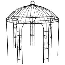 Iron Gazebo Pavilion Gazebo Garden Gazebo Metal Gazebo 260 Cm Amazon De Garten Rosenpavillon Garten Pavillon Pavillon
