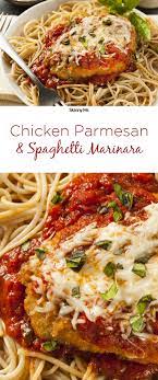 Chicken Parmesan And Spaghetti Marinara Recipe Recipes Spaghetti Marinara Recipe Chicken Recipes