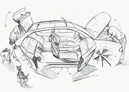 Eat Draw Love Car Interior Sketch Car Design Sketch Sketches