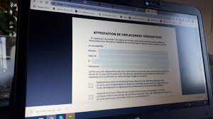 Les forces de l'ordre feront preuve de pédagogie et de discernement en cas de. Confinement Telechargez L Attestation De Deplacement Derogatoire De Mars