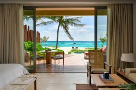 We had excellent pool service from javier the room was an ocean and pool view, and it was an all inclusive as well. Beachfront Studio Suite Playa Del Carmen Suites Rosewood