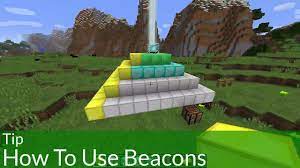 Can redstone be used for a beacon? Tip How To Use Beacons Youtube