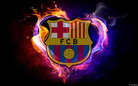Das wappen des fc barcelona ist in drei teile unterteilt. Fussball Fc Barcelona Emblem Logo Bildschirmhintergrund Wallpaperbetter