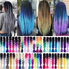 4.5 out of 5 stars. 1piece Ombre Kanekalon Braiding Hair 100g Jumbo Kanekalon Crochet Braids Synthetic Hair Extensions 100 Colors Wish