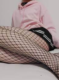 Fishnets arrived just in time for femboy friday :3 hope you like it :) : r/ femboy