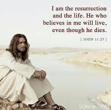 I Am The Resurrection And The Life He Who Believes In Me Will Live Even Though He Dies John 11 25 Son Of God Jesus Quotes Bible Quotes