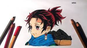 Demon slayer kimetsu no yaiba poster by espressiodesign. Images Of Demon Slayer Drawing Easy