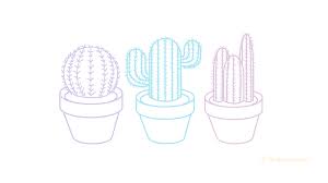 Cactus Blancos Fondos De Pantalla Tumblr Fondo Para Laptop Pegatinas Kawaii