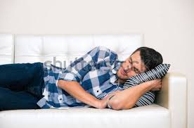Check spelling or type a new query. Man Sleeping In Cloth And Headphones On The Sofa Stock Photo C Deandrobot 6218028 Stockfresh