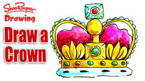 How To Draw A Crown - Youtube