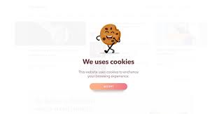 We Use Cookies Disclaimer Popup Design Pop Up Feeling Positive Banner Design