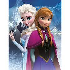 Anna is the perfect fairytale character; Frozen Anna Elsa Canvas Shop4de Com