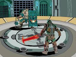 They modeled him after the original sprites. Uzivatel Axel Na Twitteru My Favorite Boss Fight In Doom Eternal Was Gladiator So I Wanted To Draw That Fight Scene Doometernal Doom