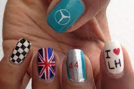 The red bull driver placed narrowly ahead of valtteri. Lewis Hamilton S Win For Mercedes At 2014 Malaysian Grand Prix Inspires Nail Art Bleacher Report Latest News Videos And Highlights