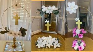 With everything from modern to rustic wedding invitations, we are sure to have wedding invites to suit your colour scheme and wedding theme. Baptism Centerpieces Diy Christening Religious Centerpieces Youtube