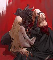 2boys brother and brother canon couple deity demigod elden ring  femboy fromsoftware gay gezuma half siblings husband and husband incest  kissing male male only miquella mohg lord of blood