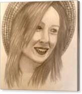 Girl in Straw hat by John Taddia