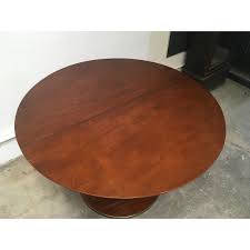 T H Robsjohn Gibbings Expandable Round Mahogany Dining Table Mahogany Dining Table Dining Table Expandable Dining Table