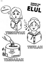 Yom kippur jewish primary coloring page prompt coloring holiday writing language arts color and write religion. Rosh Hashana And Yom Kippur Coloring Pages By Meir Perman Tpt