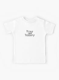 Pray the rosary design " Kids T-Shirt by Lupappdesigns | Redbubble