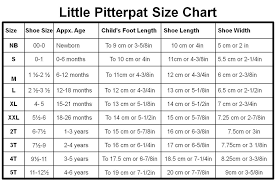 Sizing Info Little Pitterpat Handmade Soft Sole Shoes