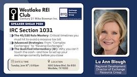 Westlake REI Meeting - IRC Section 1031