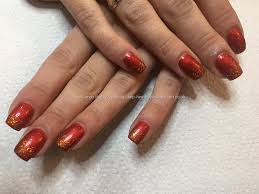 Once the acrylic has been filed down much as possible, walker recommends soaking the nails in 100% acetone for as long as it takes to dissolve the product. Eye Candy Nails Training Satellite My Fire Gel Polish With Orange Holographic Glitter Fade By Amy Mitchell On 17 November 2016 At 05 57