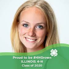 Congratulations to the Class of 2020! Dana McNamara is an early Huntley  High School graduate in December 2019. Dana began her 4-H career as a 4-H  Cloverbud at age 5 and been