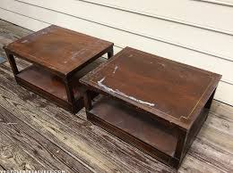Paint the legs for a uniform appearance. Upcycled Coffee Tables Mountainmodernlife Com