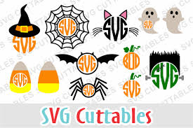 Collection of vector grunge halloween labels, stickers and icons. Free Halloween Monogram Frames Crafter Fileyou Can Download Them In Png Eps And Svg Format And Use Them Halloween Monogram Monogram Frame Monogram Svg