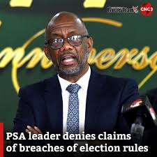 Public Services Association (PSA) president Leroy Baptiste has denied any  wrongdoing and says the election would be conducted in full compliance with  the PSA's rules. He was responding to claims by former
