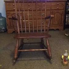 An antique victorian eastlake style platform rocking chair in a mahogany finish, circa 1900. Antique And Vintage Rocking Chairs Collectors Weekly