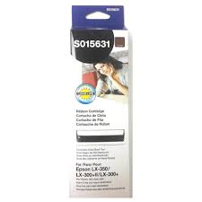 Gagnez de la place, du temps et de l'argent. Epson S015631 Original Black Ribbon Cartridge