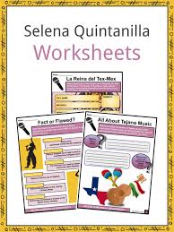Selena quintanilla makeup collection coming to mac cosmetics in 2016. Selena Quintanilla Facts Worksheets Early Life For Kids