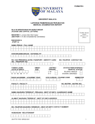 You can check the status of yourdriving privilege and pointsregistration(s)title and/or lien(s). Universiti Malaya New Registration And Medical Check Up Form Fill Online Printable Fillable Blank Pdffiller