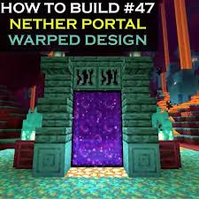 To access the nether, the player must construct a nether portal in the overworld (portals created in the end do not activate). Nether Portal Warped Design In 2021 Minecraft