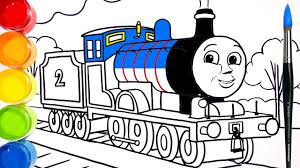 Thomas the train engine and his friends have successfully chugged their way into the hearts of millions of kids. Thomas Friends Gordon Train Drawing And Coloring For Kids Toddlers Learn Colors Youtube