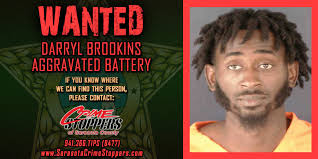 FugitiveFriday: Darryl Brookins, DOB 04/10/96, is currently wanted for  Aggravated Battery of a Pregnant Victim. He is 6'1" tall, weighs 180  pounds, with brown eyes and brown hair. Anyone with information is