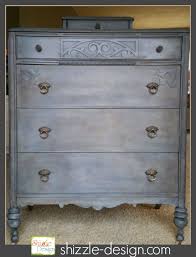 Get more of our ideas for diy dresser makeovers! Antique Highboy Makeover With Diy S Old School Gray Chalk Clay Paint Various Waxes Shizzle Design