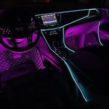 How to park a car. 5m Car Interior Accessories Atmosphere Lamp El Cold Light Line With Usb Diy Decorative Dash Board Console Auto Led Ambient Light Interior Mouldings Aliexpress