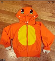 Charmander Hoodie Hoodie Etsy Pokemon Charmander Charmander Costume Diy