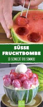 Susse Fruchtbombe Wassermelone Mit Selbst Gemachtem Crushed Eis Rezepte Lecker Eis Wassermelone Vanilleeis Crushedeis Lecker Lebensmittel Essen Rezepte
