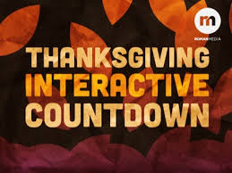 This would be a great Thanksgiving Interactive Countdown Creative Sheep Worshiphouse Media